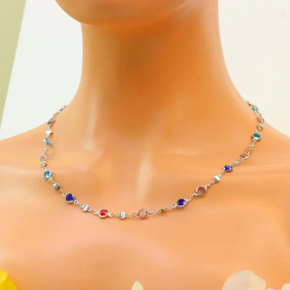 Minimalist Necklace, Sleek & Modern Design, Women’s Fashion, YC110463-N - Picture 7 of 10